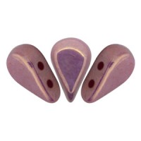 Amos par Puca® kralen Opaque mix violet-gold ceramic 03000-14496